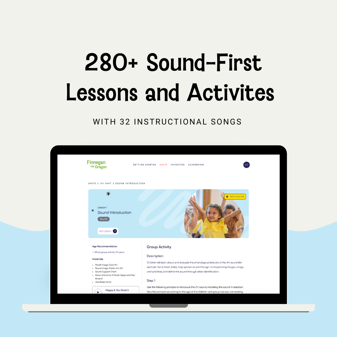 Finnegan Sings Homeschool Early Literacy Learning System