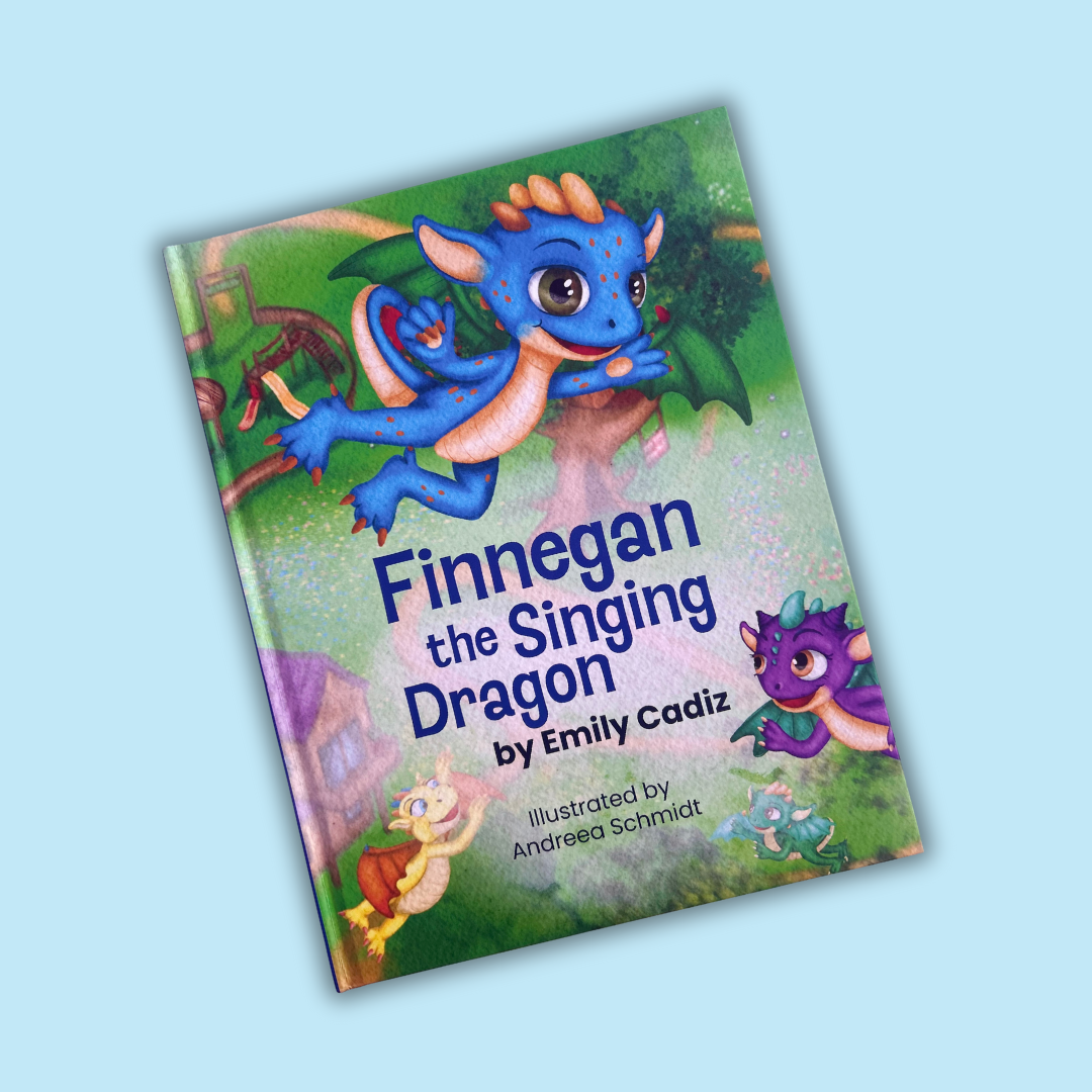 Plush and Finnegan the Singing Dragon - Hardback Book